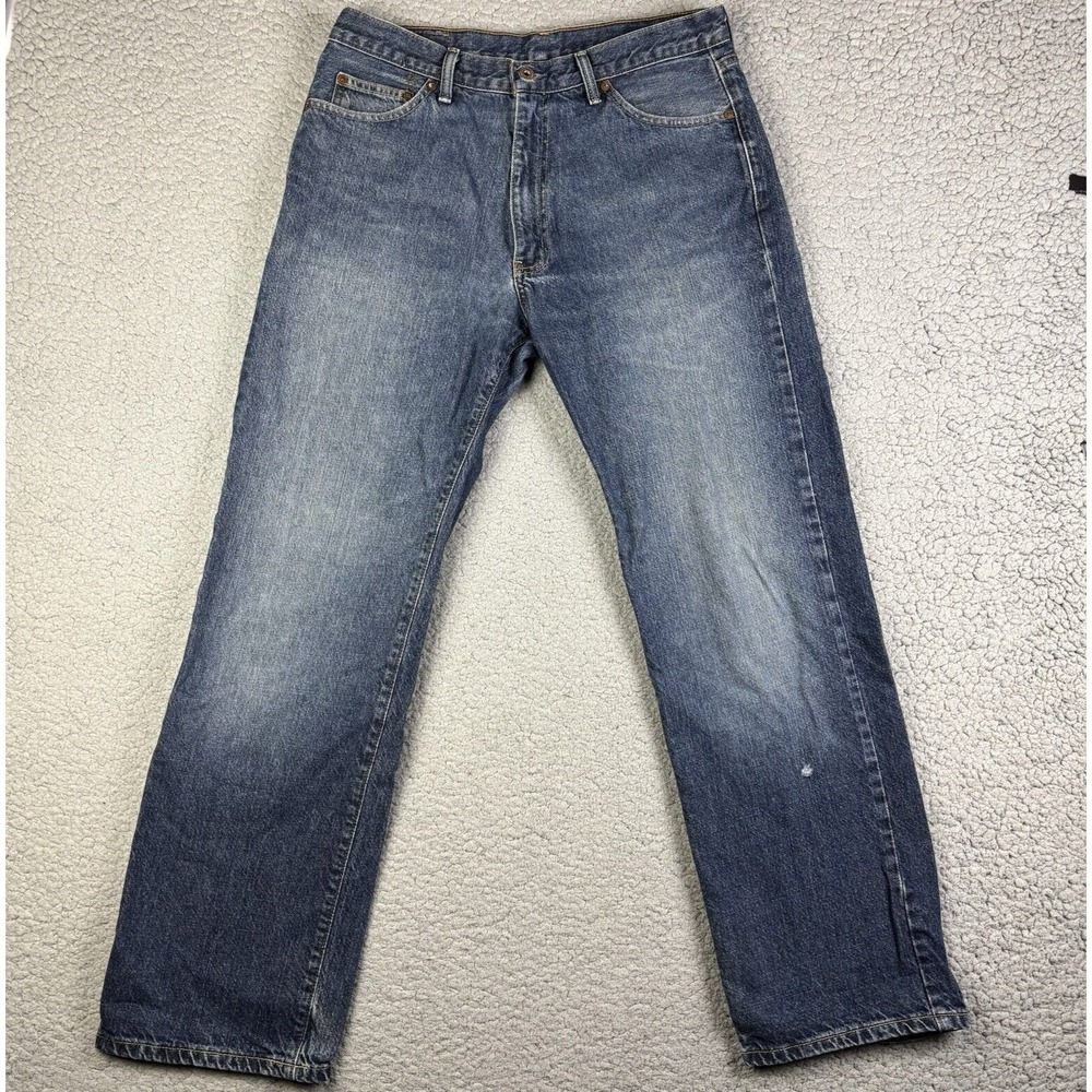 Ralph Lauren Polo Jeans Mens 33x31 Straight Relaxed Fit Medium Wash vintage